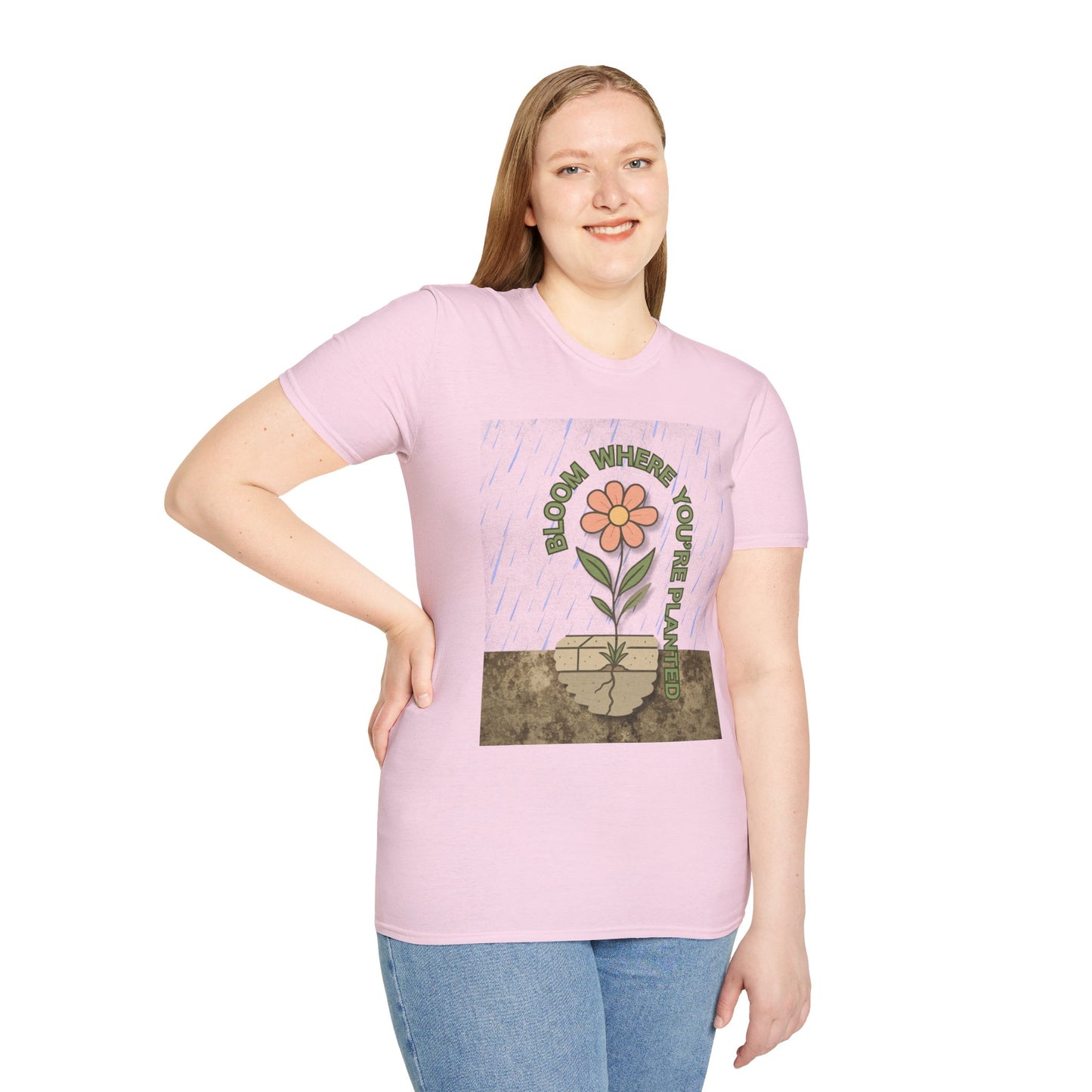 Wild at Heart: Bloom Through the Concrete Tee