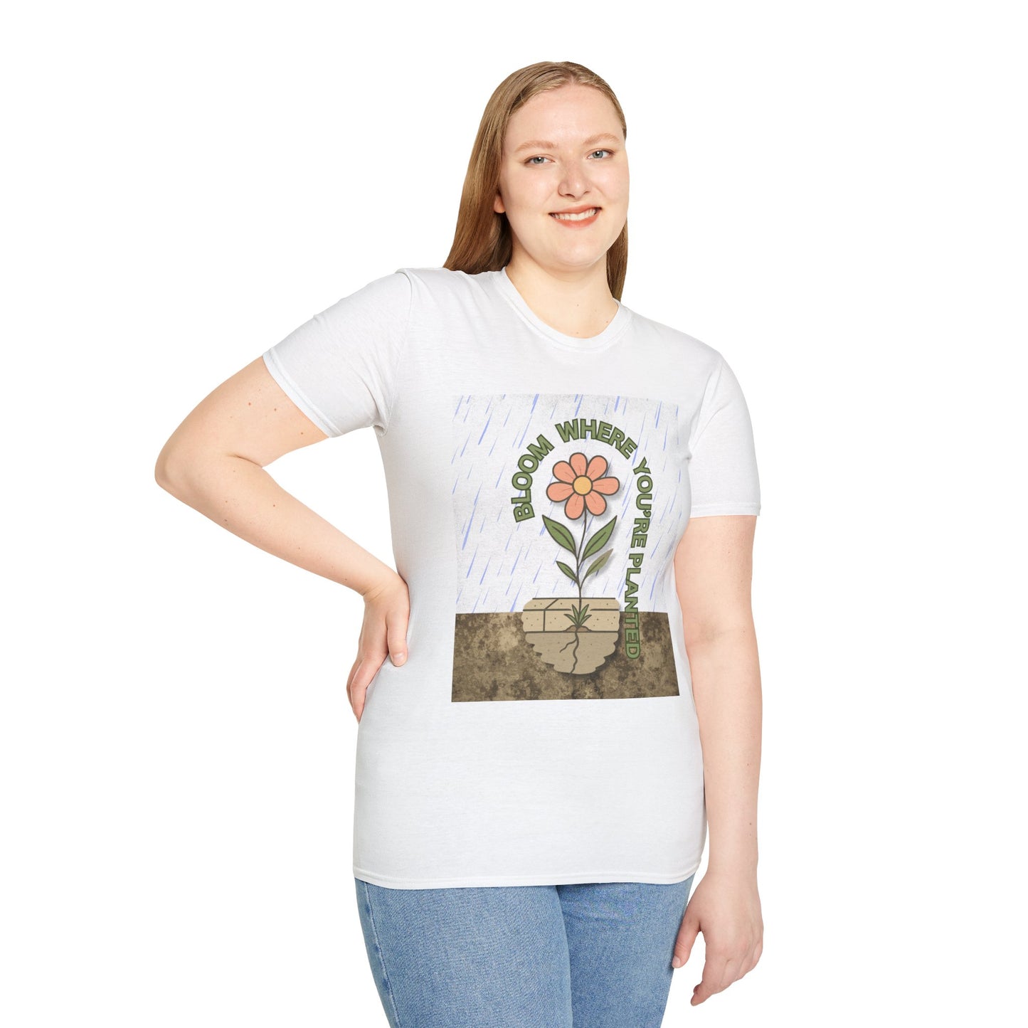 Wild at Heart: Bloom Through the Concrete Tee