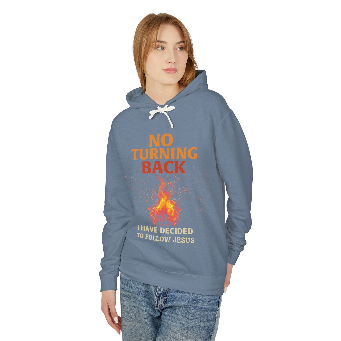 No Turning Back: Billion Flame Lightweight Hooded Sweatshirt
