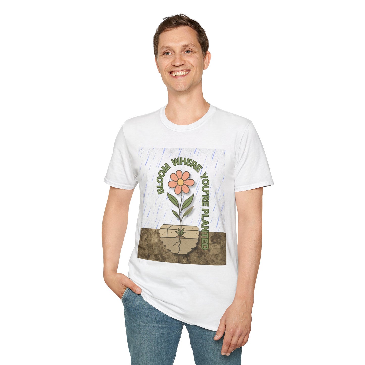 Wild at Heart: Bloom Through the Concrete Tee
