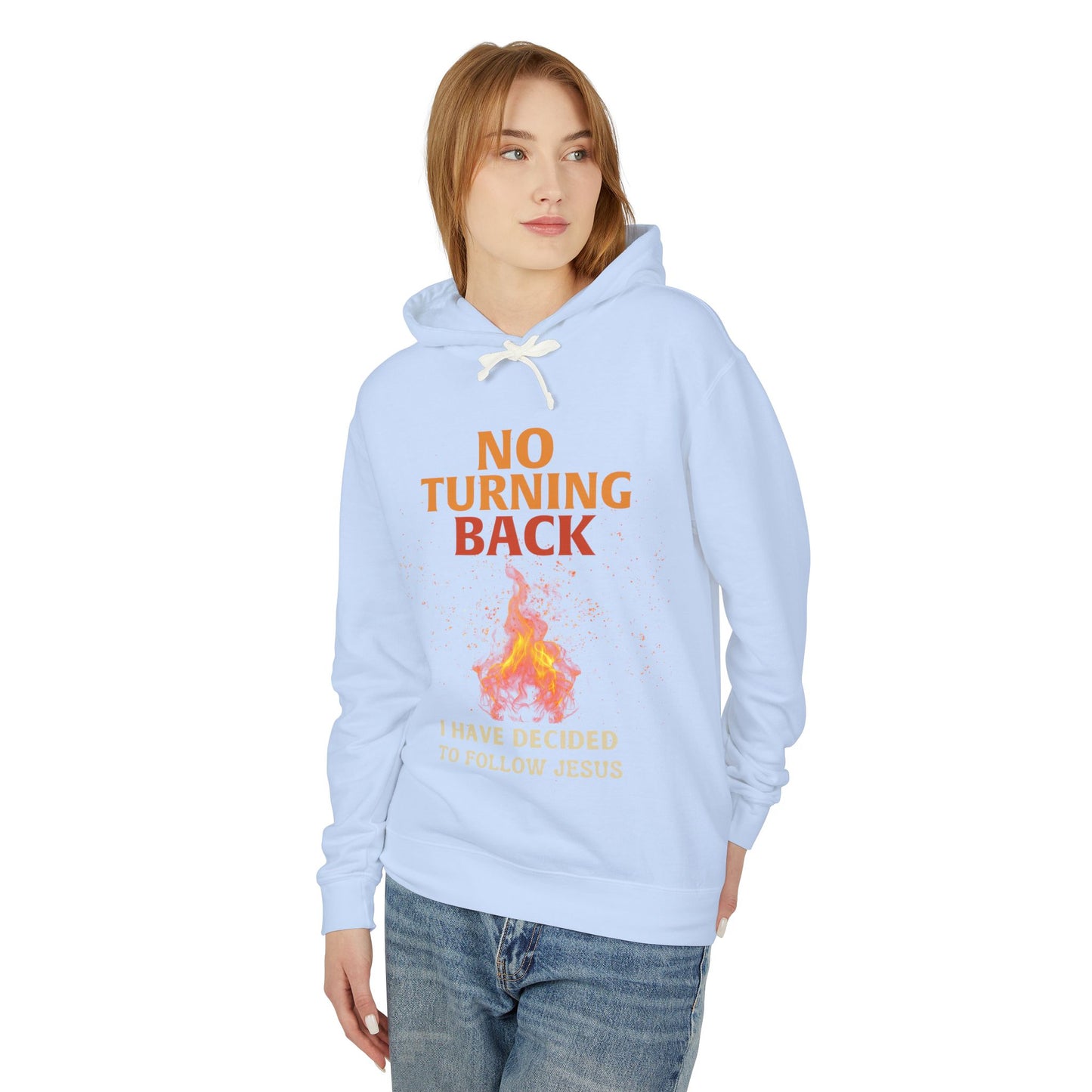 No Turning Back: Billion Flame Lightweight Hooded Sweatshirt