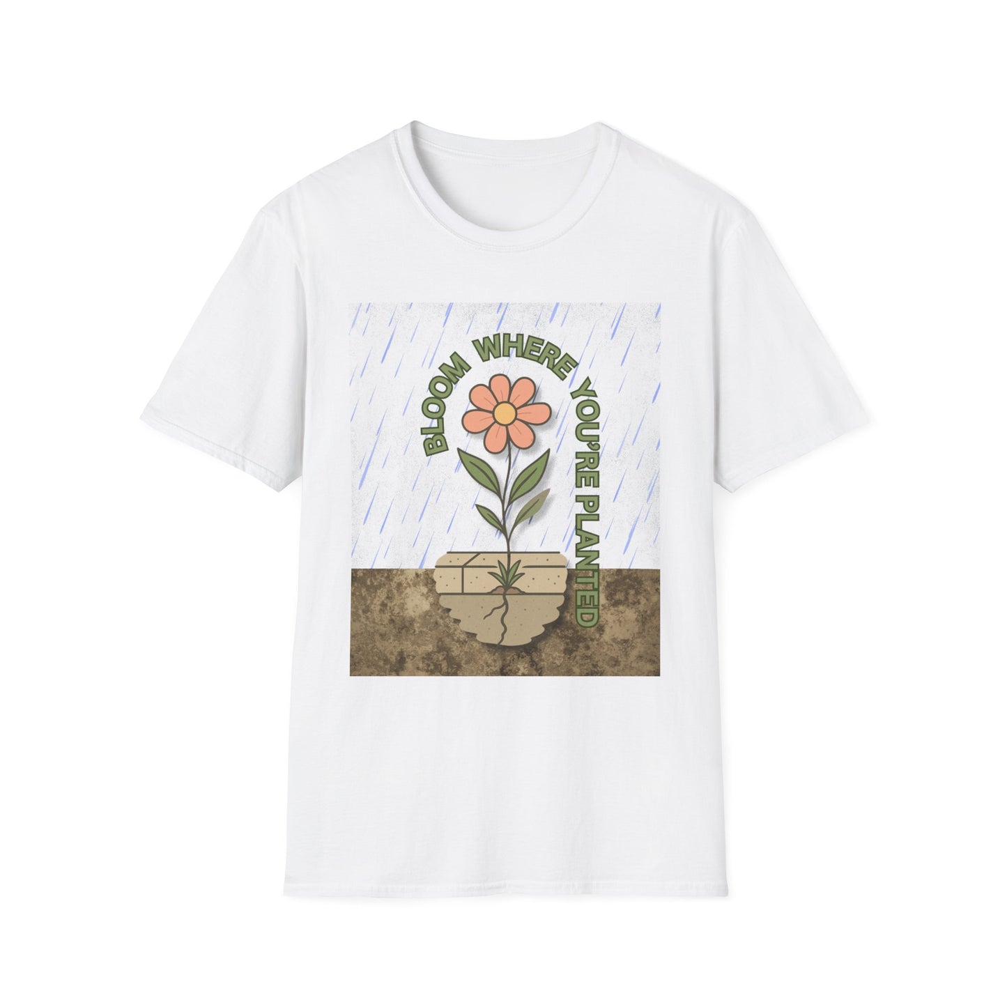 Wild at Heart: Bloom Through the Concrete Tee
