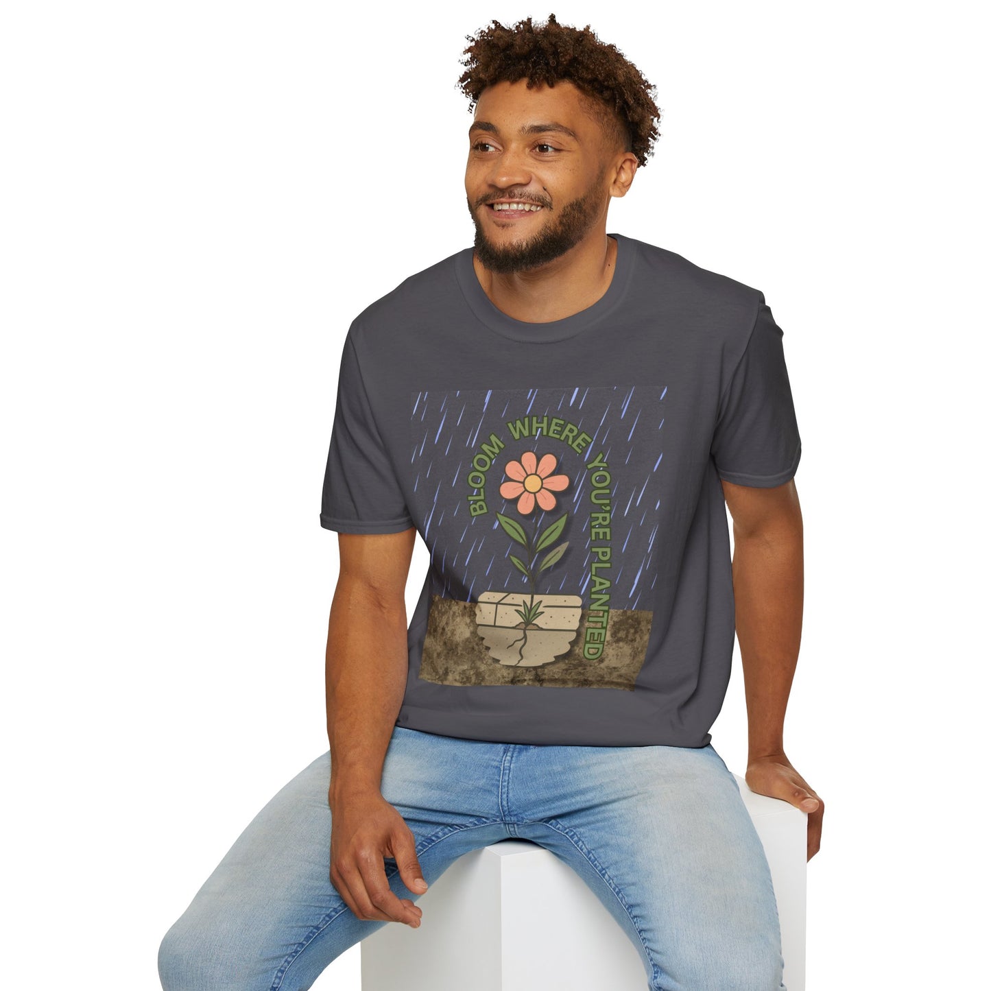Wild at Heart: Bloom Through the Concrete Tee